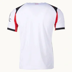 AC Milan Away Kit 25/26, Back view blank football jersey.