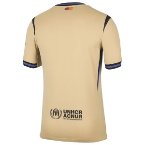 Barcelona Away Kit 25/26, Back view blank football jersey