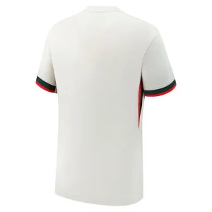 Chelsea Away Kit 25/26, back view in off-white with round collar, no name or number.