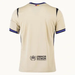 Barcelona Away Kit 25/26, Back view blank football jersey