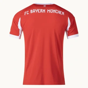 FC Bayern Home Kit 25/26, Back view blank football jersey.
