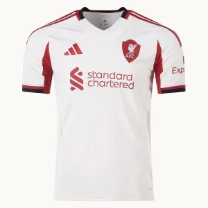 Liverpool Away Kit 25/26, Front view football jersey