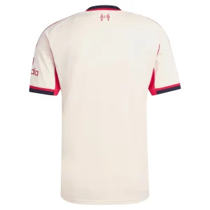 Liverpool Away Kit 25/26, Back view blank football jersey